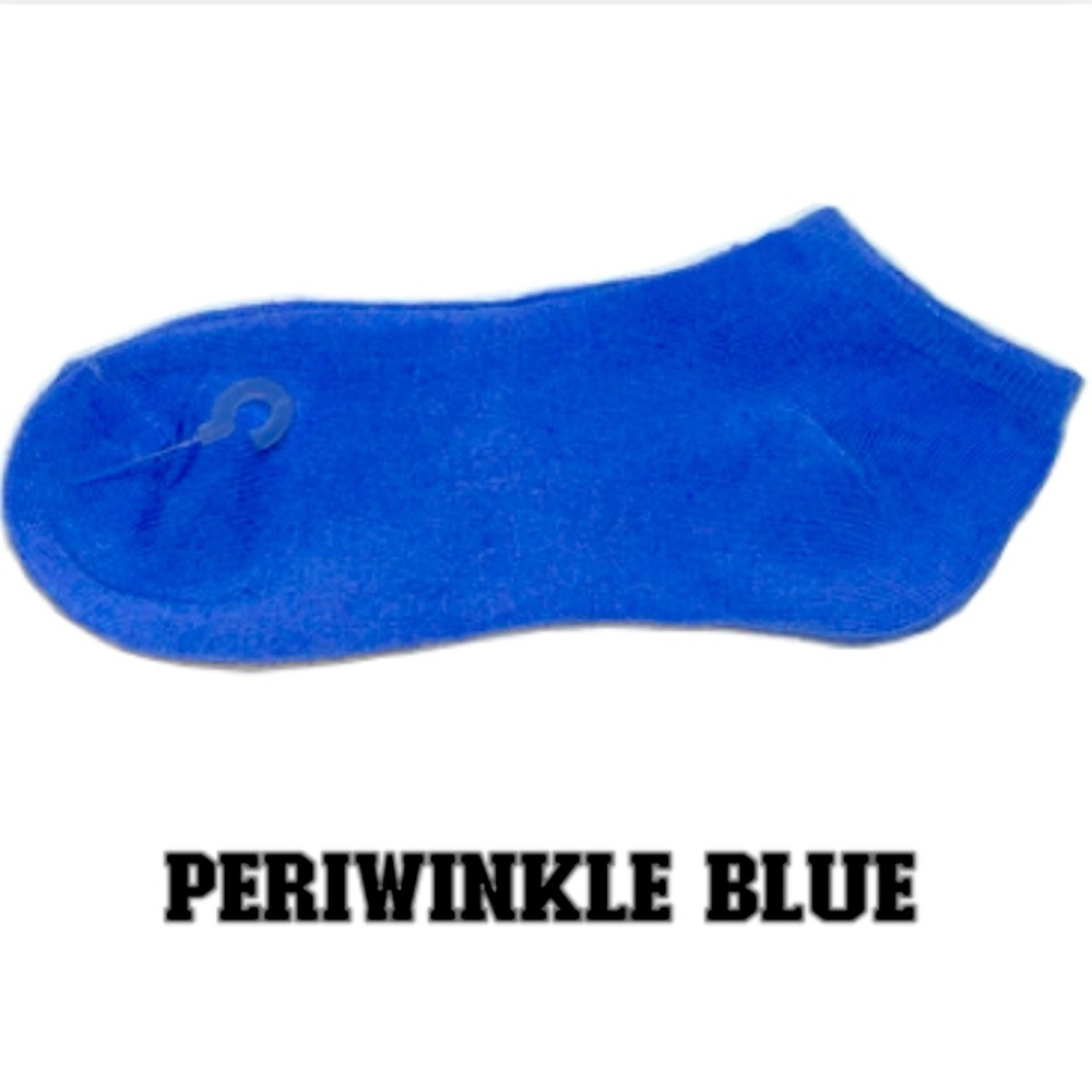 6/$25 WOMEN’S ANKLE SOCKS PERIWINKLE BLUE